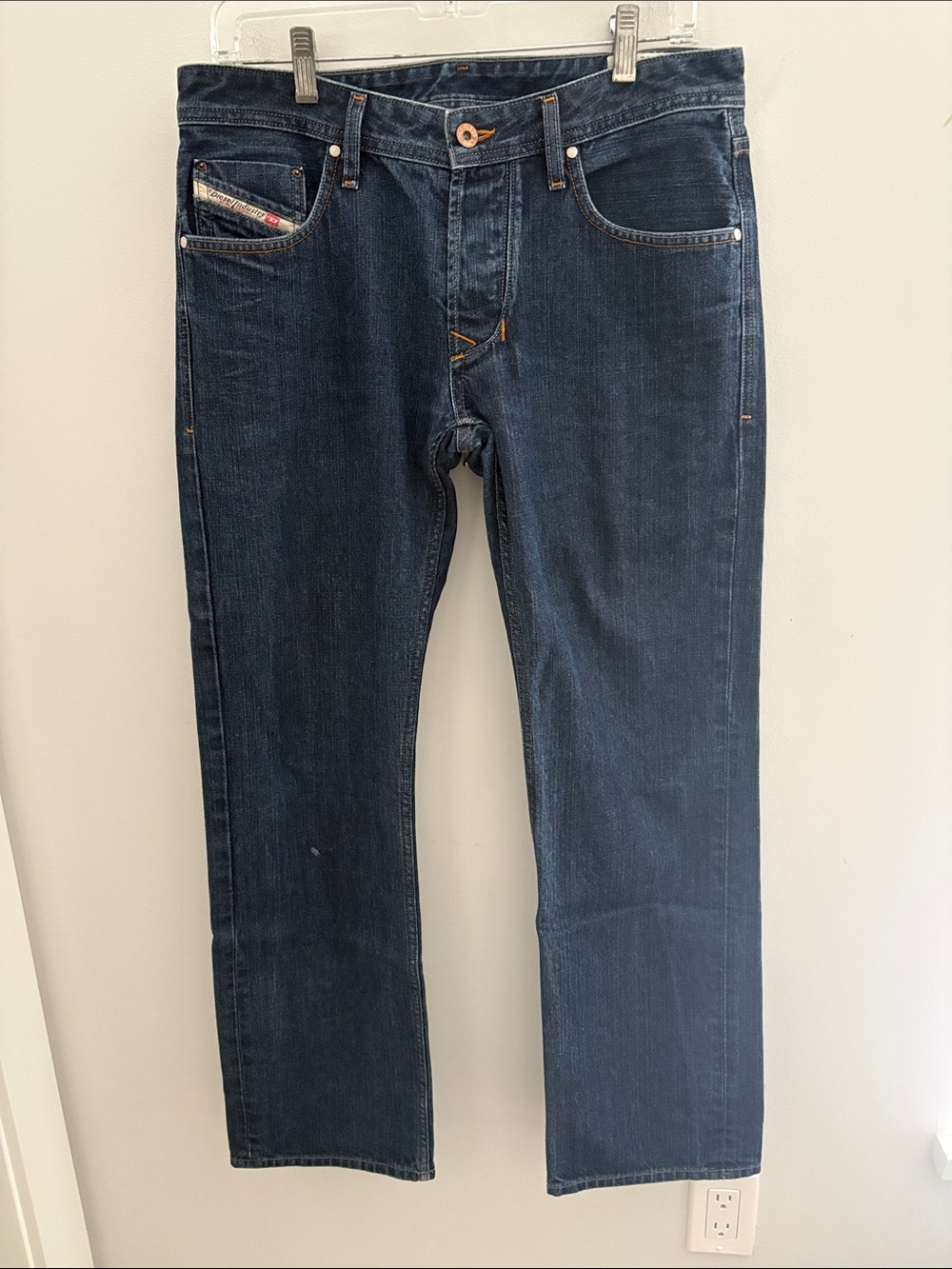 Y2L Diesel Larkee Regular Straight Jeans Dark Wash Size 31x30
